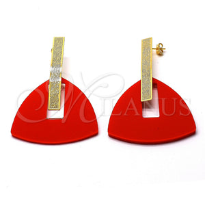 Gold Filled Ring — Long Earring Orange Resin 02.09. — main product view — SKU 105503 | Oro Laminado anillo — Long Earring Orange Resin 02.09. — SKU 105503