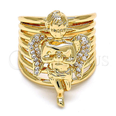 Anillo de Oro Laminado 01.60.0001.09 por Mayoreo, vista principal del producto