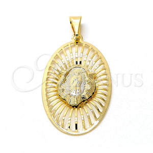 Gold Filled Pendant — Religious Pendant Guadalupe Design Polished 05.09. — main product view — SKU 105669 | Oro Laminado dije — Religious Pendant Guadalupe diseño pulido 05.09. — SKU 105669