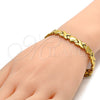 Stainless Steel Bracelet — Necklace and Bracelet Hugs and Kisses and Heart — alternate product view — SKU 105724 | Acero Inoxidable brazalete — Necklace and Bracelet Hugs and Kisses and corazón — SKU 105724