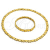 Stainless Steel Bracelet — Necklace and Bracelet Hugs and Kisses and Heart — alternate product view — SKU 105724 | Acero Inoxidable brazalete — Necklace and Bracelet Hugs and Kisses and corazón — SKU 105724