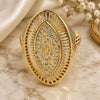 Oro Laminado Multi Stone Ring, Gold Filled Style with White Micro Pave, Polished, Golden Finish, 01.118.0032.09 (Size 9)
