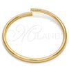 Oro Laminado Individual Bangle, Gold Filled Style Hollow Design, Polished, Golden Finish, 07.170.0001.07 (05 MM Thickness, Size 7 (3.00 Diameter))