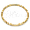 Oro Laminado Individual Bangle, Gold Filled Style Hollow Design, Polished, Golden Finish, 07.170.0001.07 (05 MM Thickness, Size 7 (3.00 Diameter))