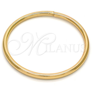 Gold Filled Jewelry — Individual Bangle Hollow Design Polished 07. 05 MM — main product view — SKU 105822 | Oro Laminado joyería — Individual Bangle Hollow diseño pulido 07. 05 MM — SKU 105822