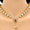 Oro Laminado Large Rosary, Gold Filled Style Guadalupe and Crucifix Design, Polished, Golden Finish, 09.65.0103.30