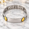 Stainless Steel ID Bracelet, Polished, Two Tone, 03.63.1461.08 (8 Inches Length)