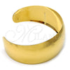 Oro Laminado Individual Bangle, Gold Filled Style Polished, Golden Finish, 07.101.0006 (25 MM Thickness, One size fits all)