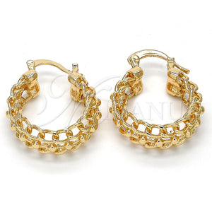 Gold Filled Hoop Earrings — Small Hoop Polished 02. — main product view — SKU 106550 | Oro Laminado aretes de aro — Small Hoop pulido 02. — SKU 106550