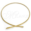 Oro Laminado Basic Necklace, Gold Filled Style Herringbone Design, Polished, Golden Finish, 5.220.002.20 (04 MM Thickness, 20 Inches Length)