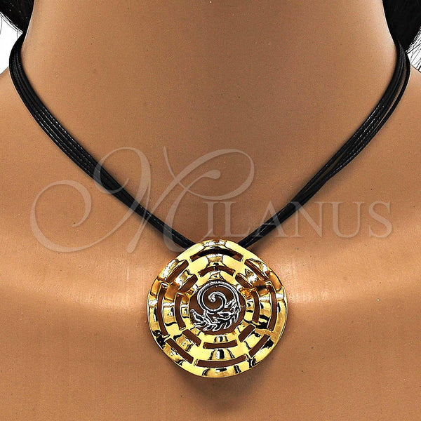 Gold Filled Ring — Necklace and Earring Spiral and Leaf Design Polished — alternate product view — SKU 107408 | Oro Laminado anillo — Necklace and Earring Spiral and Leaf diseño pulido — SKU 107408