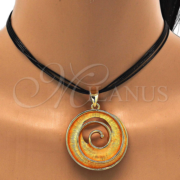 Gold Filled Ring — Necklace and Earring Spiral Design Polished 06.59. — alternate product view — SKU 107409 | Oro Laminado anillo — Necklace and Earring Spiral diseño pulido 06.59. — SKU 107409