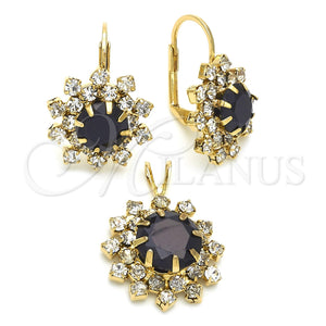 Gold Filled Ring — Earring and Pendant Adult Set Flower Design with — main product view — SKU 107417 | Oro Laminado anillo — Earring and Pendant Adult Set flor diseño with — SKU 107417