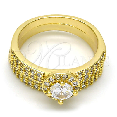 Gold Filled Gold-Filled Duo Ring 01.99.0035.07 for wholesale, main product view