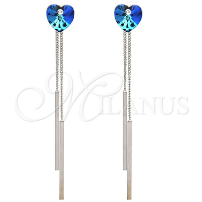 Rhodium Gold-Filled Heart Earrings 02.239.0023.1 for wholesale, main product view