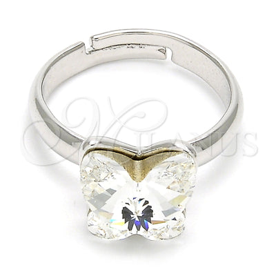 White Gold Filled Rhodium Gold-Filled Butterfly Ring 01.239.0007.1 for wholesale, main product view