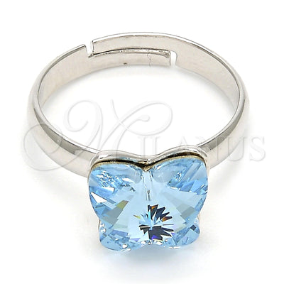 White Gold Filled Rhodium Gold-Filled Butterfly Ring 01.239.0007.3 for wholesale, main product view