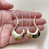 Oro Laminado Medium Hoop, Gold Filled Style Hollow Design, Polished, Golden Finish, 02.163.0023.30