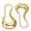 Oro Laminado Medium Hoop, Gold Filled Style Hollow Design, Polished, Golden Finish, 02.163.0023.30
