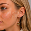 Oro Laminado Small Hoop, Gold Filled Style Hollow Design, Polished, Golden Finish, 02.163.0023.20