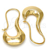 Oro Laminado Small Hoop, Gold Filled Style Hollow Design, Polished, Golden Finish, 02.163.0023.20