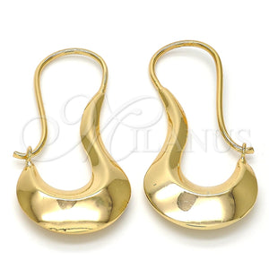 Gold Filled Hoop Earrings — Small Hoop Hollow Design Polished 02. — main product view — SKU 108000 | Oro Laminado aretes de aro — Small Hoop Hollow diseño pulido 02. — SKU 108000