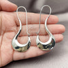 Rhodium Gold Filled Medium Hoop, Hollow Design, Polished, Rhodium Finish, 02.163.0023.1.30