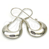 Rhodium Gold Filled Medium Hoop, Hollow Design, Polished, Rhodium Finish, 02.163.0023.1.30