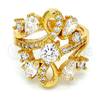 Gold Filled Gold-Filled Teardrop Ring 01.210.0043.07 for wholesale, main product view