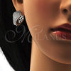 Rhodium Gold Filled Huggie Hoop, with White Micro Pave, Polished, Rhodium Finish, 02.217.0027.1.20