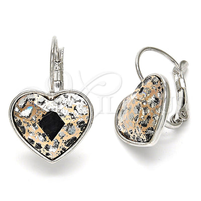 White Gold Filled Rhodium Gold-Filled Heart Earrings 02.239.0013.7 for wholesale, main product view