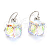 Rhodium Gold Filled Dangle Earring, with White Platina Swarovski Crystals, Polished, Rhodium Finish, 02.239.0002.1
