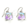 Rhodium Gold Filled Dangle Earring, with Crystal Swarovski Crystals, Polished, Rhodium Finish, 02.239.0002.6