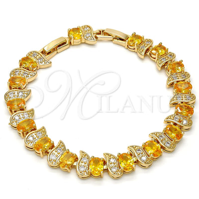 Pulsera de Oro Laminado 03.206.0007.10.07 por Mayoreo, vista principal del producto