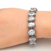 Rhodium Gold Filled Tennis Bracelet, with White Cubic Zirconia, Polished, Rhodium Finish, 03.210.0010.1.07 (12 MM Thickness, 7 Inches Length)