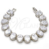 White Gold Filled Bracelet — Tennis Bracelet with White Cubic Zirconia Polished 03. — alternate product view — SKU 109120 | Oro Laminado Blanco brazalete — Tennis Bracelet with blanco Cubic Zirconia pulido 03. — SKU 109120