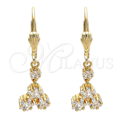 Gold Filled Gold-Filled Star Earrings 02.236.0021 for wholesale, main product view