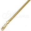 Gold Tone Basic Bracelet, Polished, Golden Finish, 04.242.0022.09GT (160 Gauge, 06 MM Thickness, 9 Inches Length)