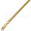 Gold Tone Basic Bracelet, Polished, Golden Finish, 04.242.0022.09GT (160 Gauge, 06 MM Thickness, 9 Inches Length)