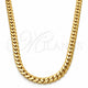 Gold Tone Basic Necklace, Polished, Golden Finish, 04.242.0022.30 (160 Gauge, 06 MM Thickness, 30 Inches Length)