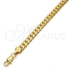 Gold Tone Basic Necklace, Polished, Golden Finish, 04.242.0024.30GT (200 Gauge, 08 MM Thickness, 30 Inches Length)