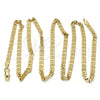 Gold Tone Basic Necklace, Mariner Design, Polished, Golden Finish, 04.242.0030.30GT (120 Gauge, 04 MM Thickness, 30 Inches Length)