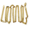 Gold Tone Basic Necklace, Mariner Design, Polished, Golden Finish, 04.242.0031.24GT (140 Gauge, 05 MM Thickness, 24 Inches Length)
