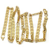 Gold Tone Basic Necklace, Mariner Design, Polished, Golden Finish, 04.242.0032.30GT (160 Gauge, 06 MM Thickness, 30 Inches Length)