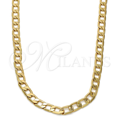 Collar de Tono Dorado 04.242.0026.28GT de Oro Laminado por Mayoreo, vista principal del producto