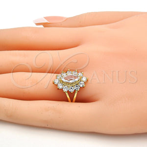 Gold Filled Ring — Multi Stone Ring with White Cubic Zirconia Polished — main product view — SKU 109834 | Oro Laminado anillo — Multi Stone Ring with blanco Cubic Zirconia pulido — SKU 109834