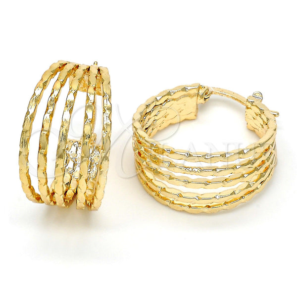 Gold Filled Hoop Earrings — Small Hoop Polished 02. — main product view — SKU 110232 | Oro Laminado aretes de aro — Small Hoop pulido 02. — SKU 110232