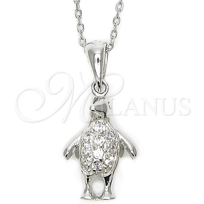 Sterling Silver Necklace 10.174.0156.18 for wholesale, main product view