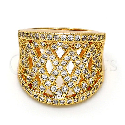 Anillo de Oro Laminado 01.266.0006.08 por Mayoreo, vista principal del producto