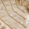 Oro Laminado Basic Necklace, Gold Filled Style Rope Design, Diamond Cutting Finish, Golden Finish, 04.118.0111.20 (05 MM Thickness, 20 Inches Length)